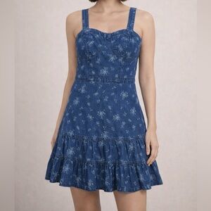 NWOT American Eagle Blue Denim Mini Dress